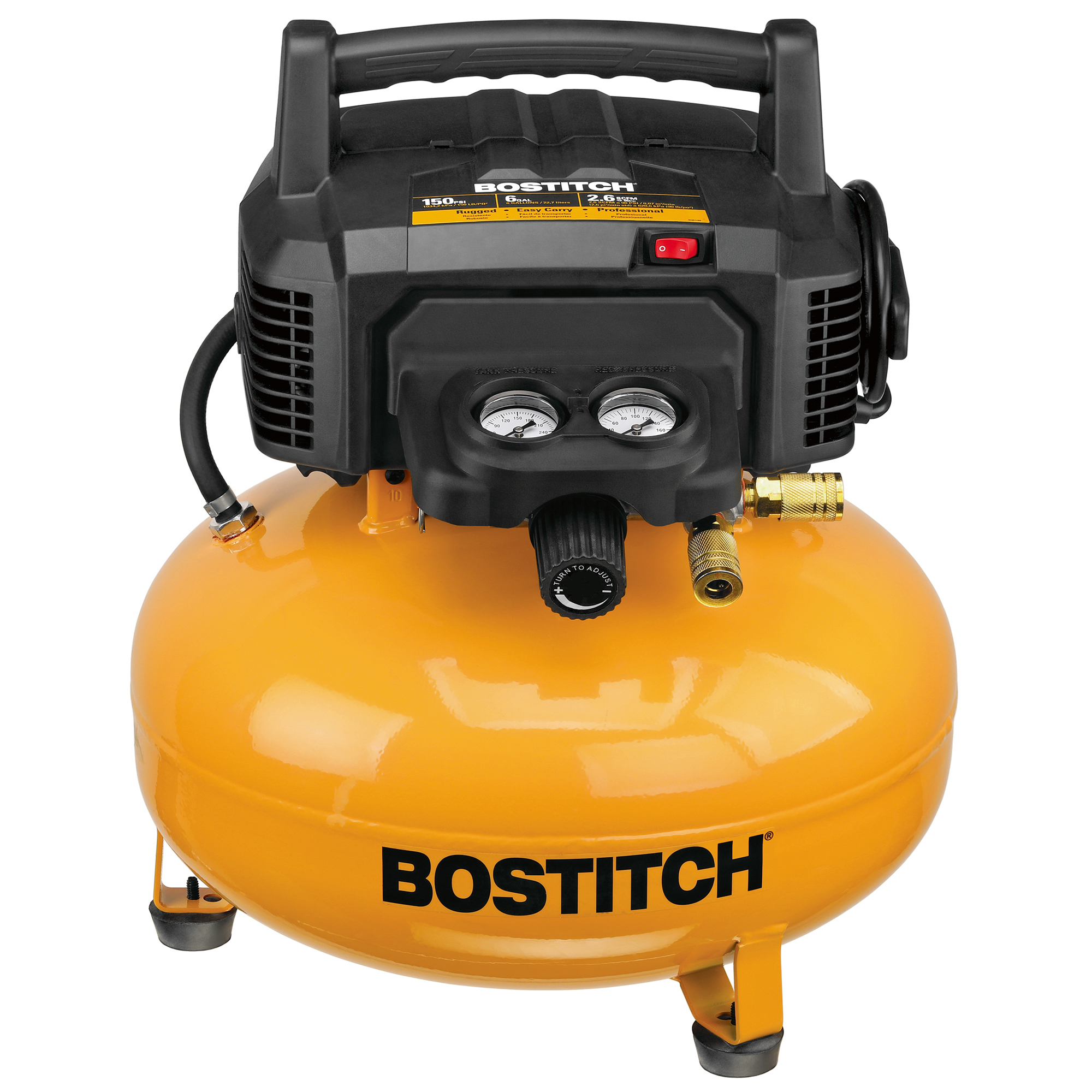 Bostitch 6 Gallon 150 PSI Pancake Air Compressor, Model# BXCM02012